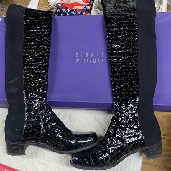 Stuart Weitzman Black Boots - Picture 5 of 9